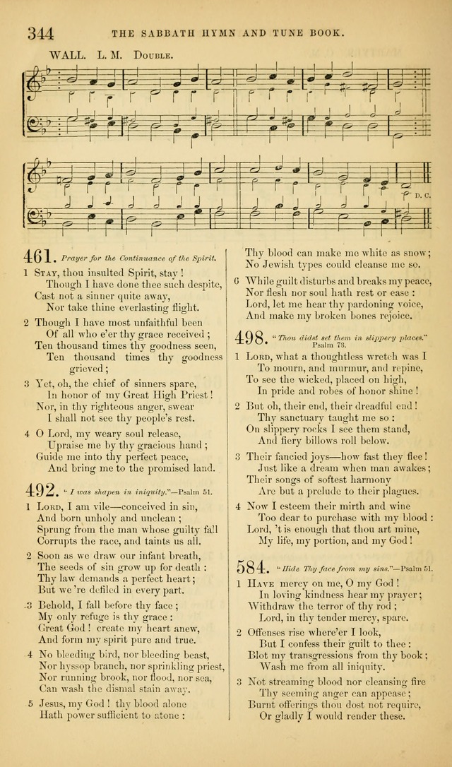 The Sabbath Hymn and Tune Book: for the service of song in the house of  the Lord page 346