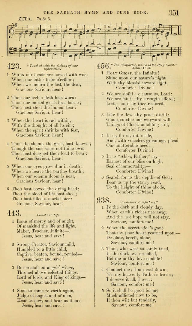 The Sabbath Hymn and Tune Book: for the service of song in the house of  the Lord page 353