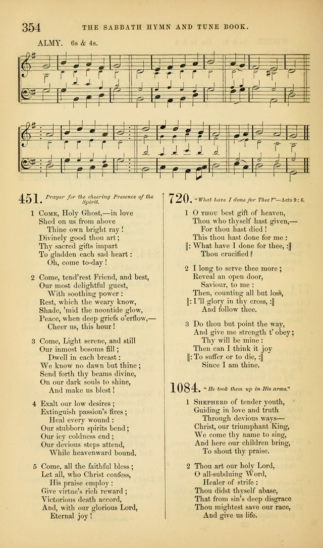 The Sabbath Hymn and Tune Book: for the service of song in the house of  the Lord page 356