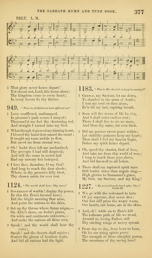 The Sabbath Hymn and Tune Book: for the service of song in the house of  the Lord page 379