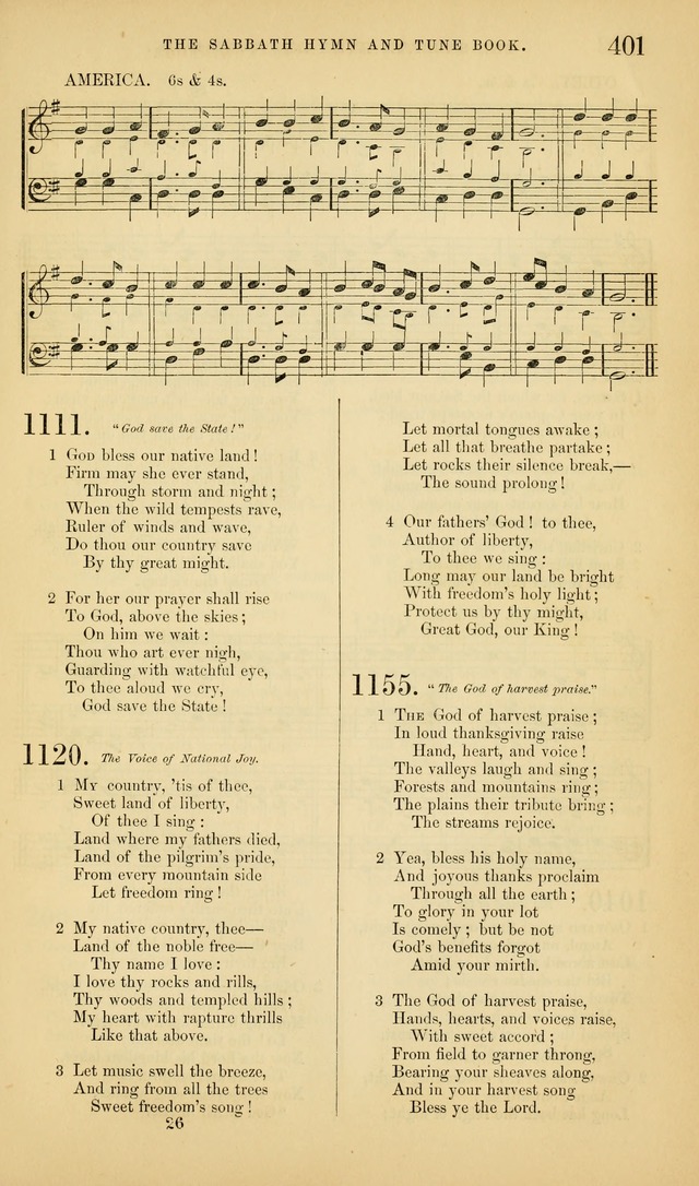 The Sabbath Hymn and Tune Book: for the service of song in the house of  the Lord page 403