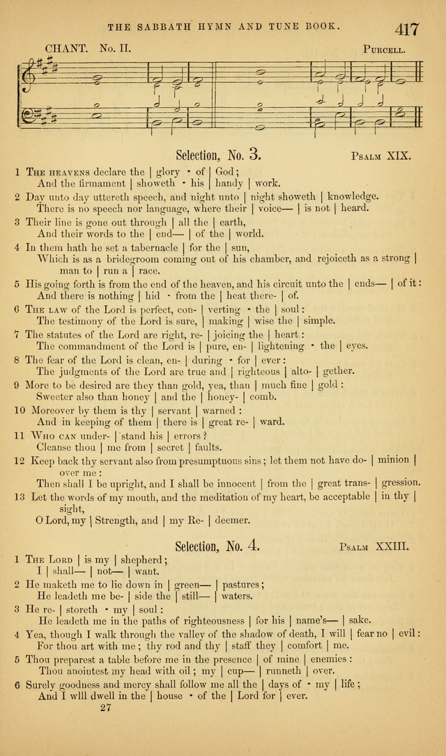 The Sabbath Hymn and Tune Book: for the service of song in the house of  the Lord page 419