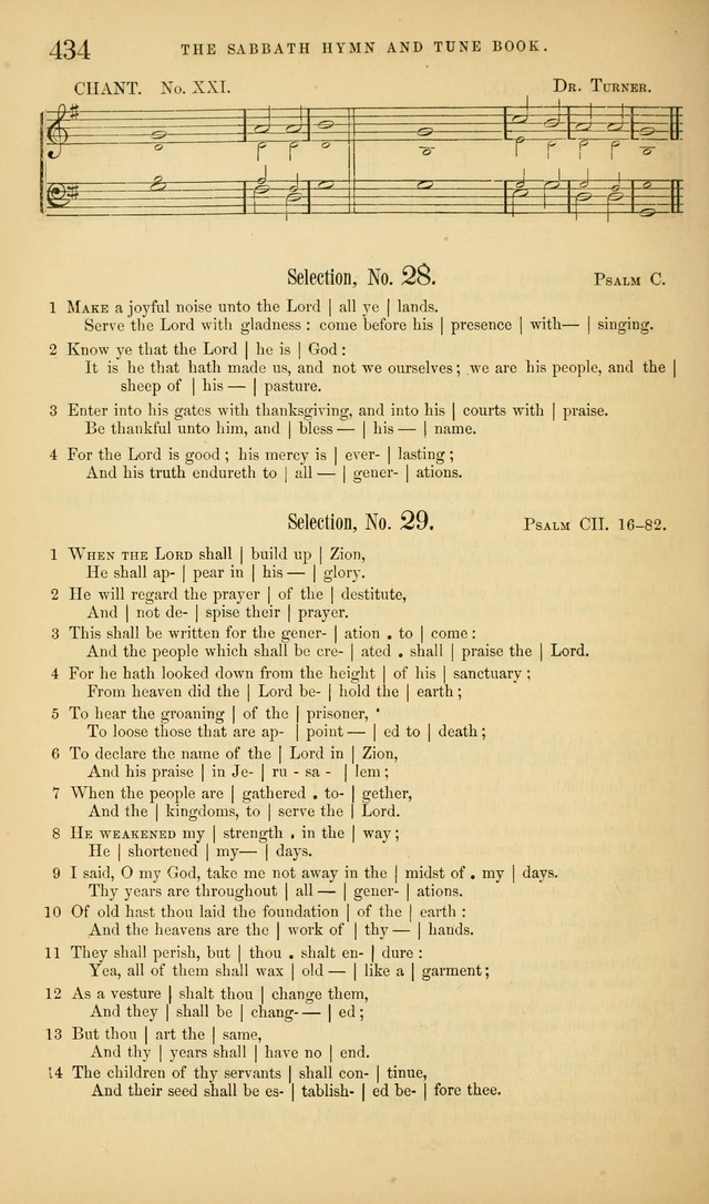 The Sabbath Hymn and Tune Book: for the service of song in the house of  the Lord page 436