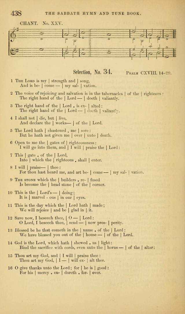 The Sabbath Hymn and Tune Book: for the service of song in the house of  the Lord page 440