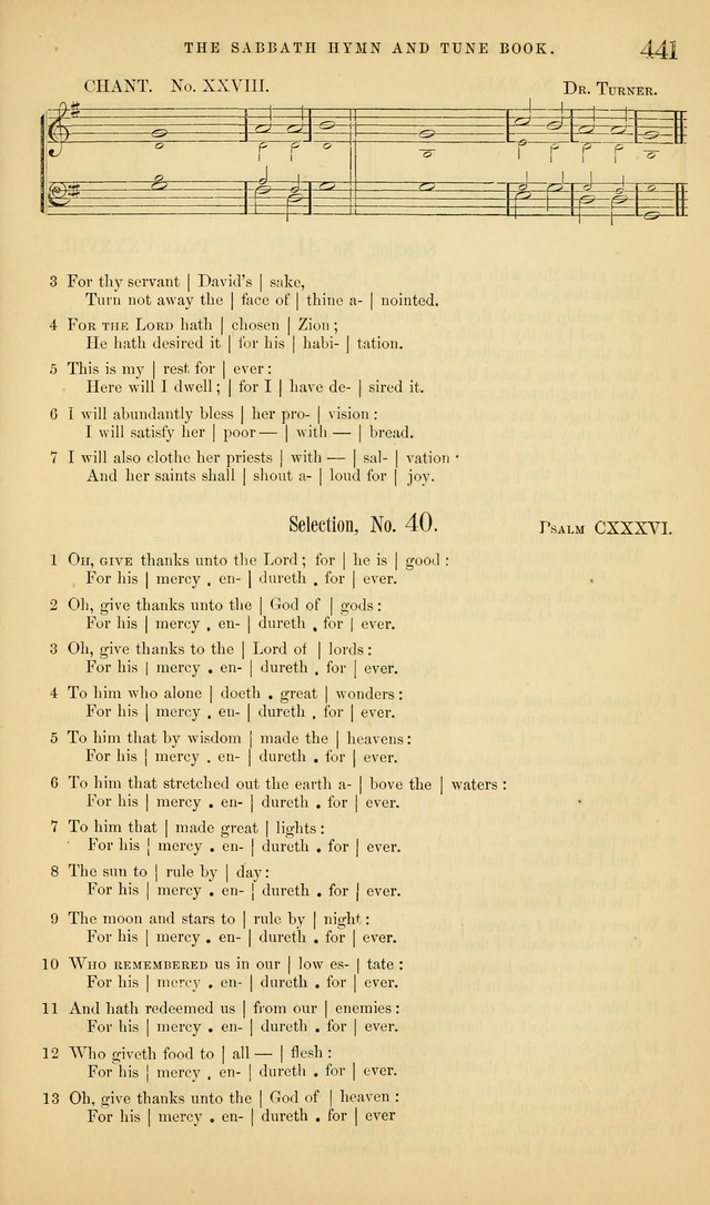 The Sabbath Hymn and Tune Book: for the service of song in the house of  the Lord page 443