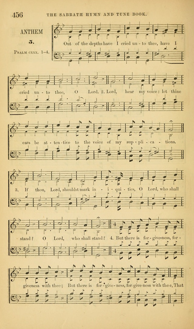 The Sabbath Hymn and Tune Book: for the service of song in the house of  the Lord page 458