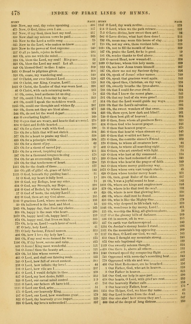 The Sabbath Hymn and Tune Book: for the service of song in the house of  the Lord page 480