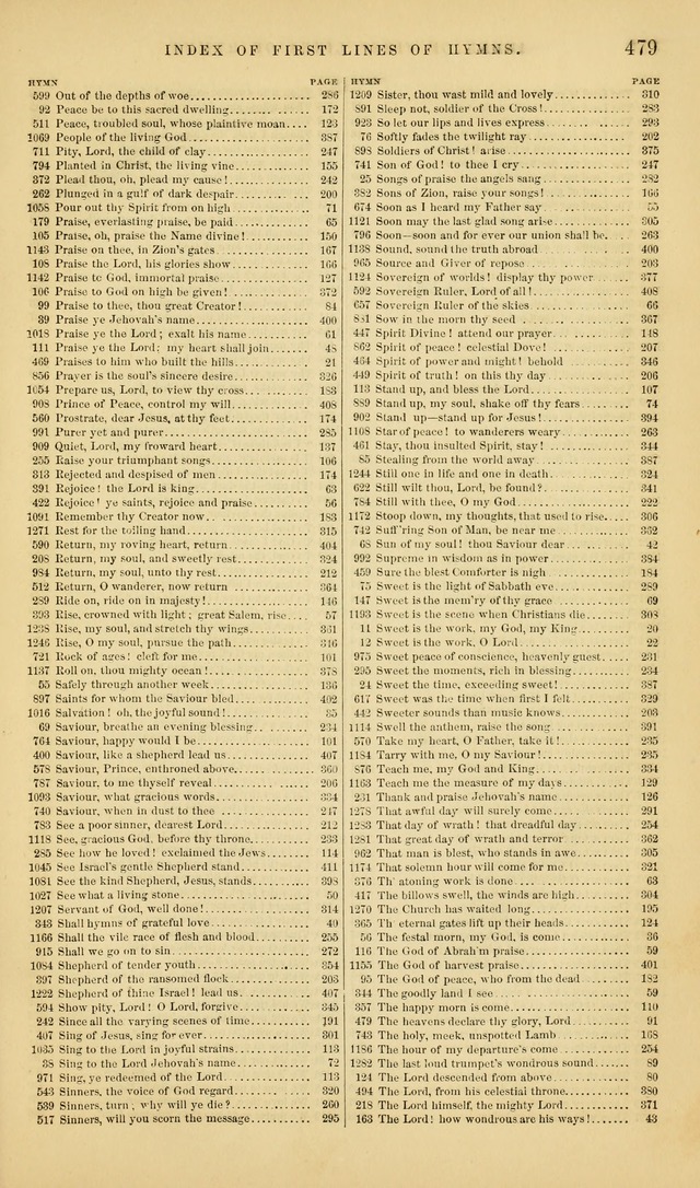 The Sabbath Hymn and Tune Book: for the service of song in the house of  the Lord page 481