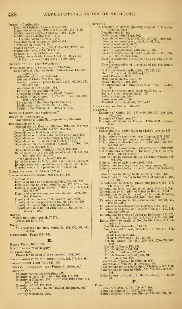 The Sabbath Hymn and Tune Book: for the service of song in the house of  the Lord page 490