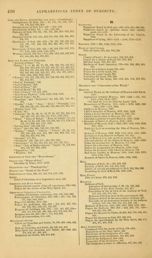 The Sabbath Hymn and Tune Book: for the service of song in the house of  the Lord page 492