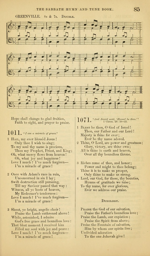 The Sabbath Hymn and Tune Book: for the service of song in the house of  the Lord page 87