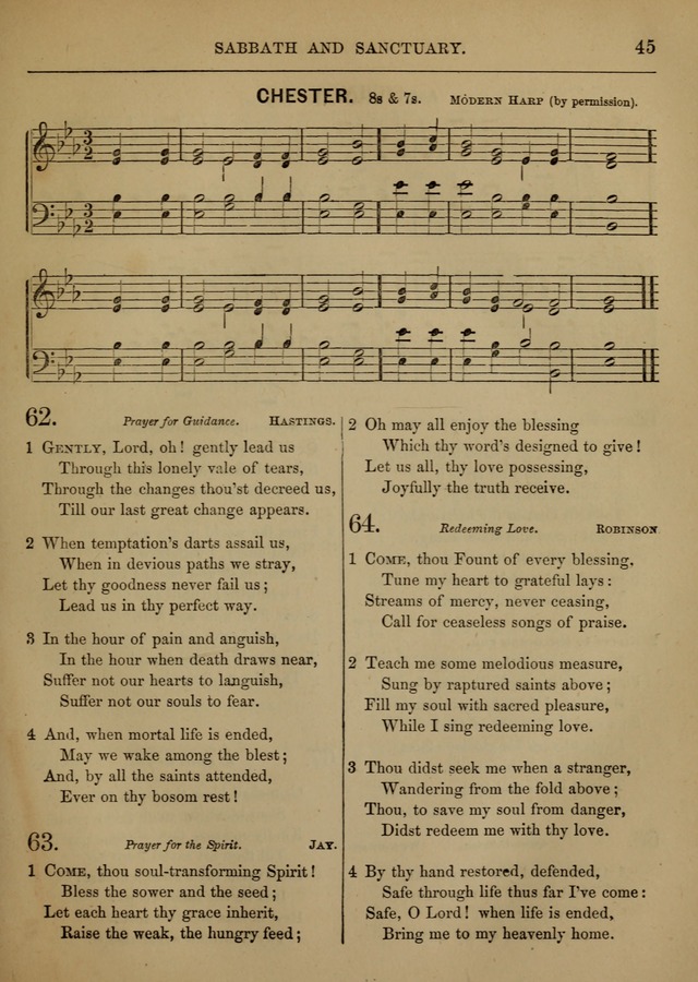 Social Hymns and Tunes, for the Conference and Prayer Meeting, and the Home with services and prayers page 41