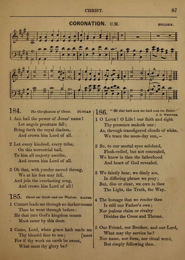 Social Hymns and Tunes, for the Conference and Prayer Meeting, and the Home with services and prayers page 83