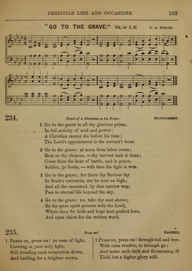 Social Hymns and Tunes, for the Conference and Prayer Meeting, and the Home with services and prayers page 99