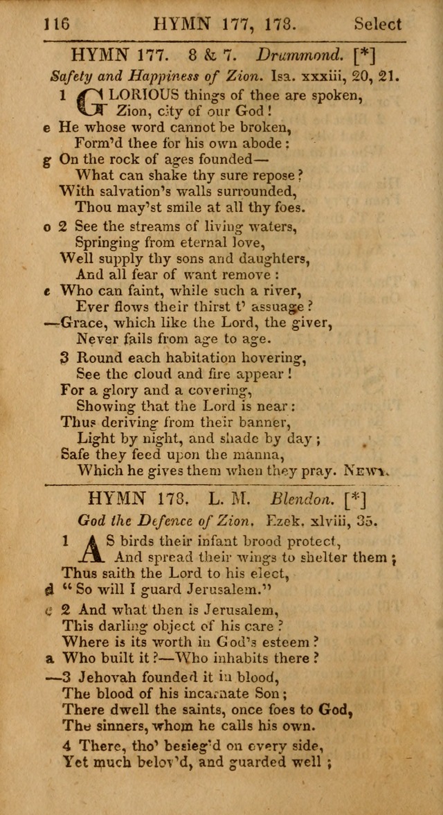 Select Hymns, The Third Part of Christian Psalmody. 3rd ed. page 116