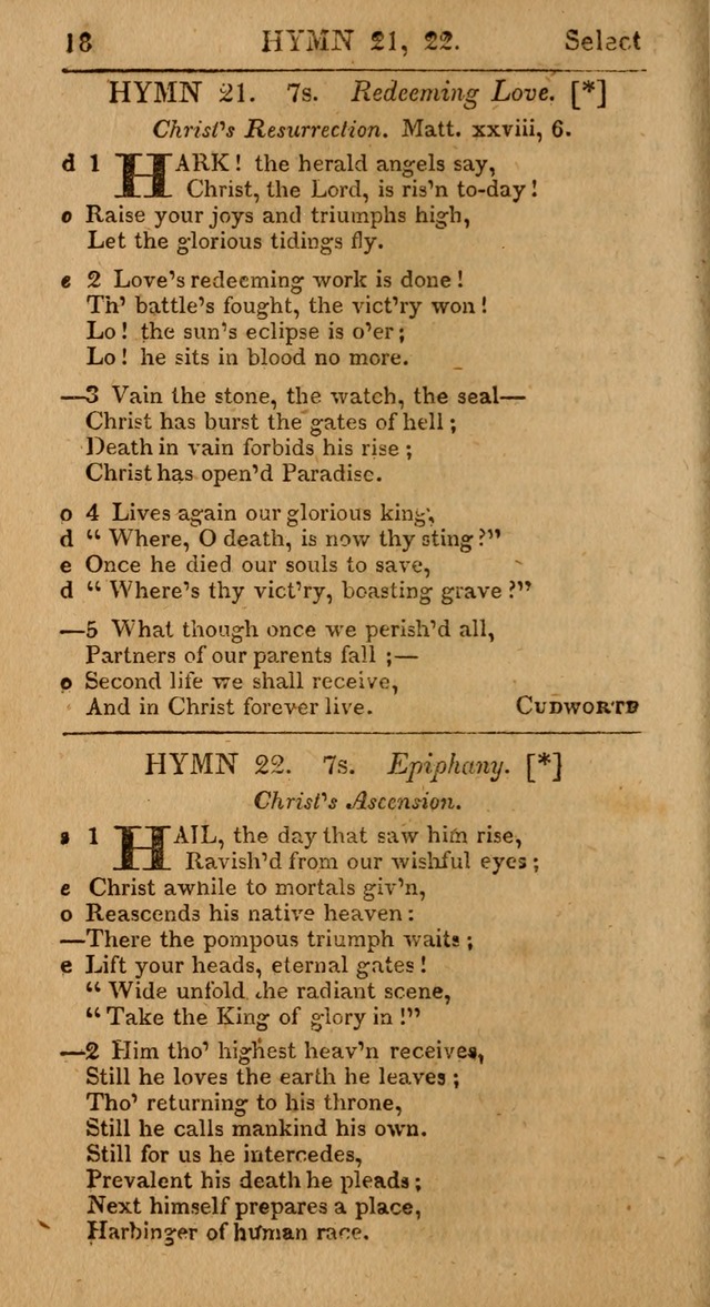 Select Hymns, The Third Part of Christian Psalmody. 3rd ed. page 18