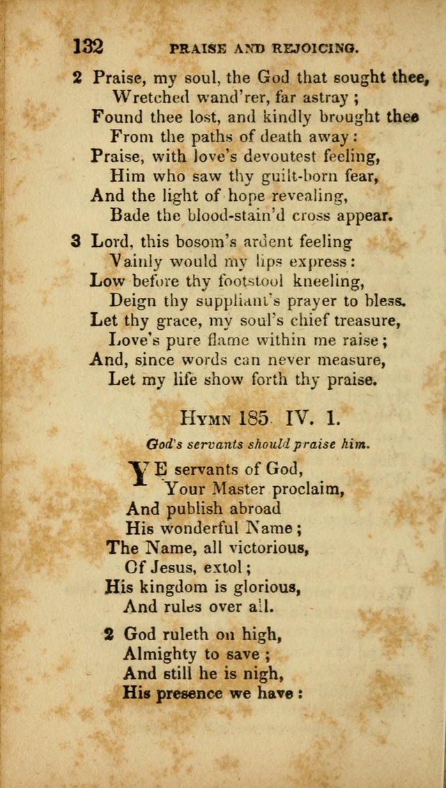 A Selection of Hymns for the Use of Social Religious Meetings and for Private Devotions. 7th ed. page 132