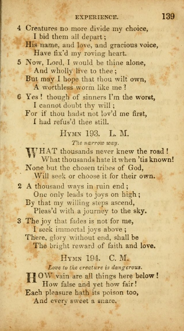 A Selection of Hymns for the Use of Social Religious Meetings and for Private Devotions. 7th ed. page 139