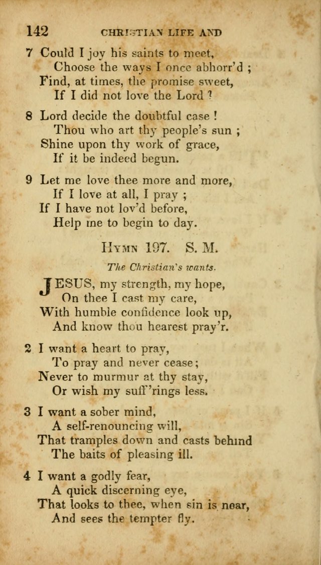 A Selection of Hymns for the Use of Social Religious Meetings and for Private Devotions. 7th ed. page 142