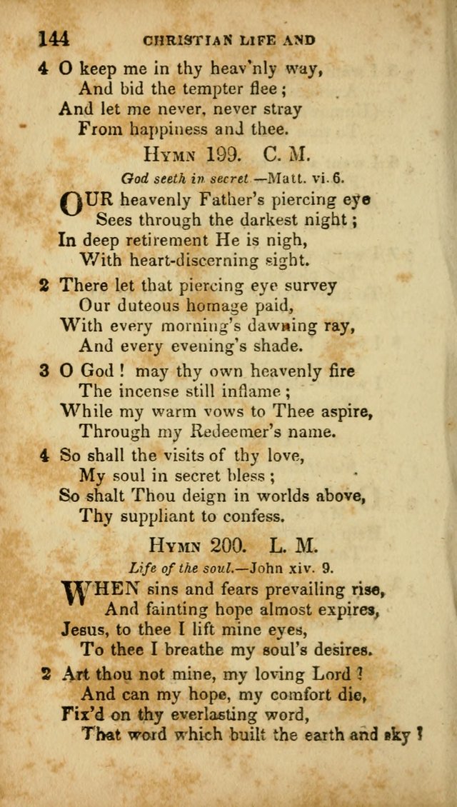 A Selection of Hymns for the Use of Social Religious Meetings and for Private Devotions. 7th ed. page 144