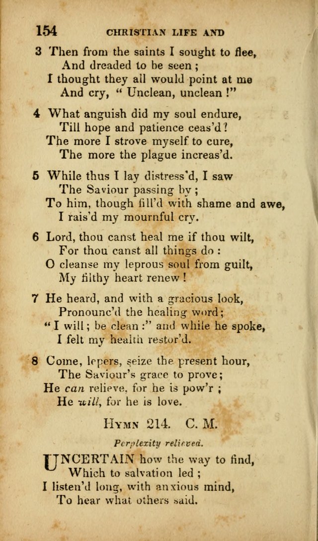 A Selection of Hymns for the Use of Social Religious Meetings and for Private Devotions. 7th ed. page 154