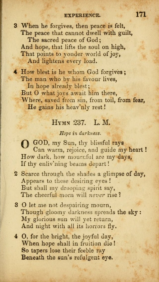 A Selection of Hymns for the Use of Social Religious Meetings and for Private Devotions. 7th ed. page 171