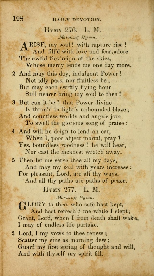 A Selection of Hymns for the Use of Social Religious Meetings and for Private Devotions. 7th ed. page 198