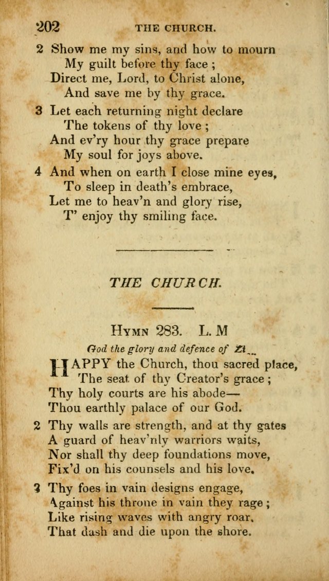 A Selection of Hymns for the Use of Social Religious Meetings and for Private Devotions. 7th ed. page 202