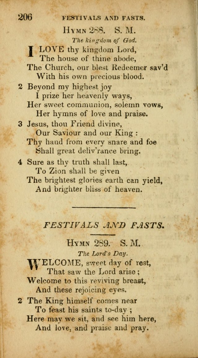 A Selection of Hymns for the Use of Social Religious Meetings and for Private Devotions. 7th ed. page 206