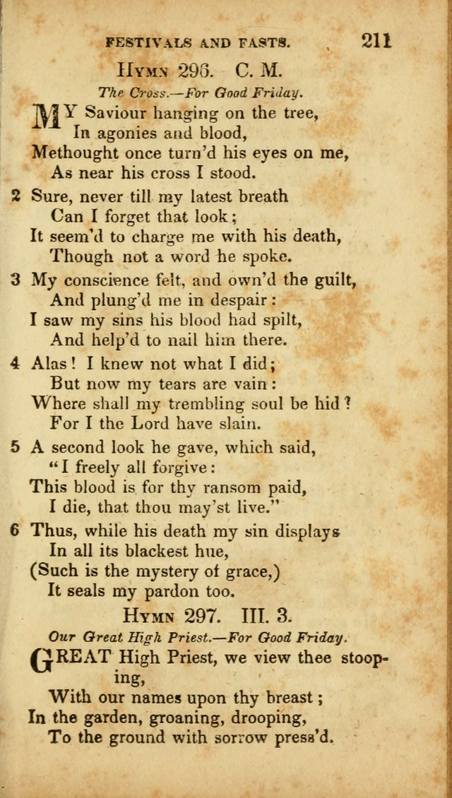 A Selection of Hymns for the Use of Social Religious Meetings and for Private Devotions. 7th ed. page 211