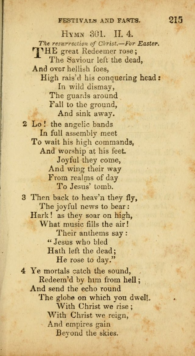 A Selection of Hymns for the Use of Social Religious Meetings and for Private Devotions. 7th ed. page 215