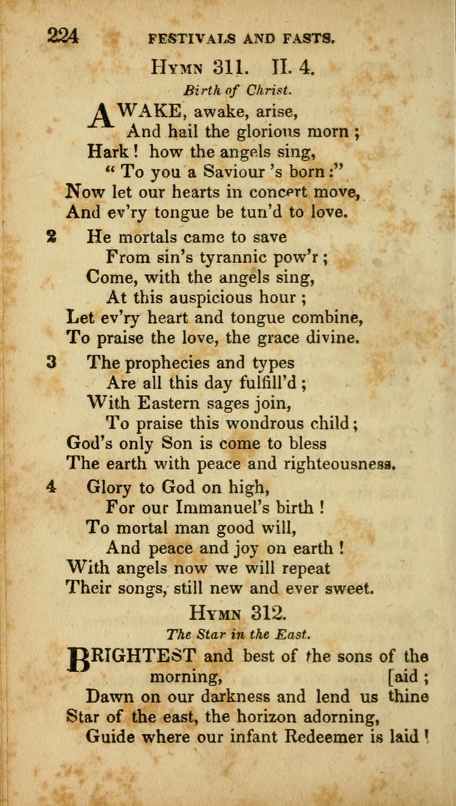 A Selection of Hymns for the Use of Social Religious Meetings and for Private Devotions. 7th ed. page 224