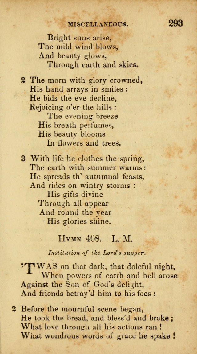 A Selection of Hymns for the Use of Social Religious Meetings and for Private Devotions. 7th ed. page 293