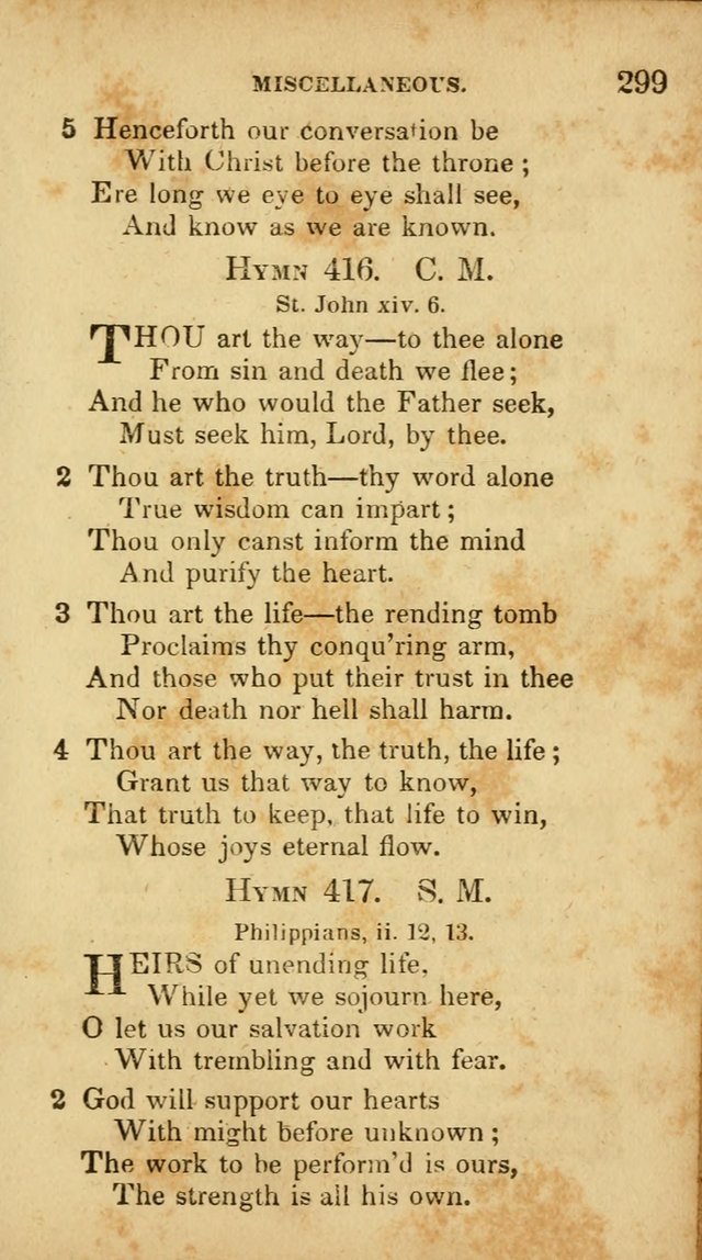 A Selection of Hymns for the Use of Social Religious Meetings and for Private Devotions. 7th ed. page 299