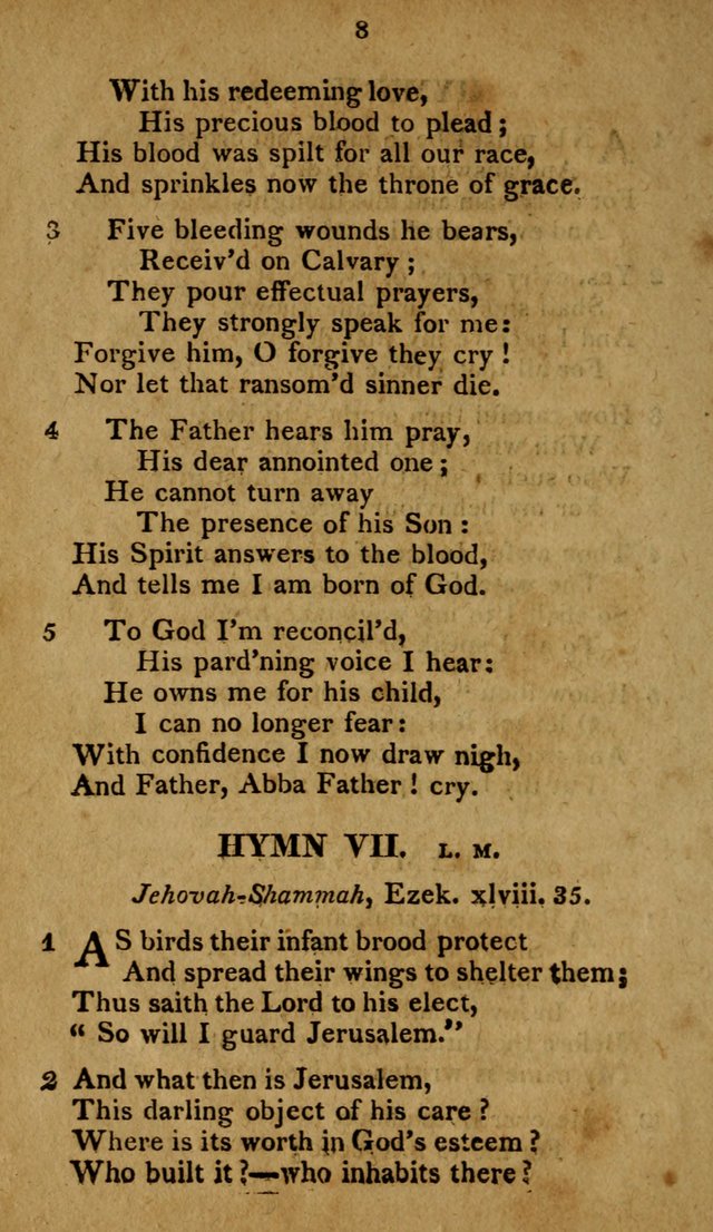 A Selection of Hymns, from Various Authors, Supplementary for the Use of Christians. 1st ed. page 13