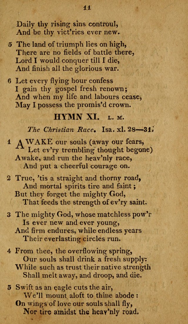 A Selection of Hymns, from Various Authors, Supplementary for the Use of Christians. 1st ed. page 16