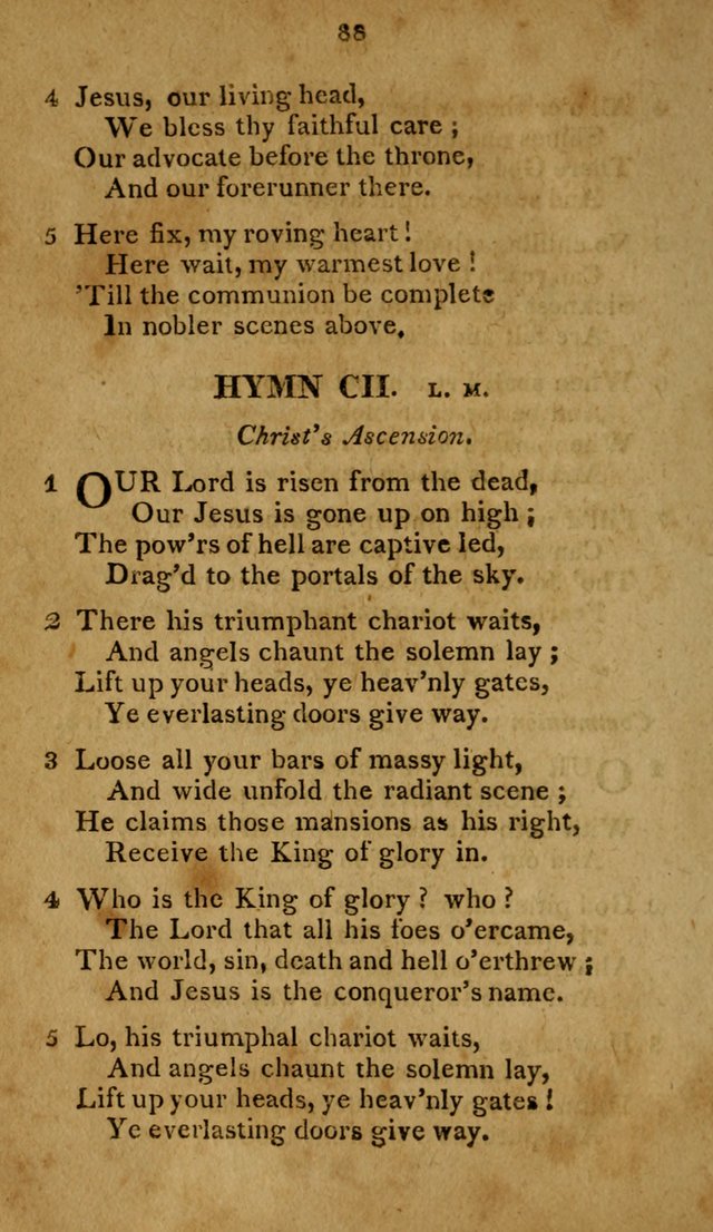 A Selection of Hymns, from Various Authors, Supplementary for the Use of Christians. 1st ed. page 93