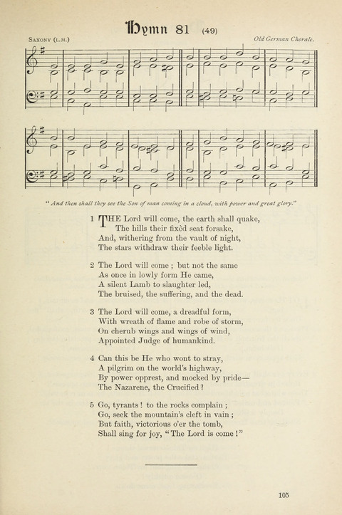 The Scottish Hymnal: (Appendix incorporated) with tunes for use in churches page 107