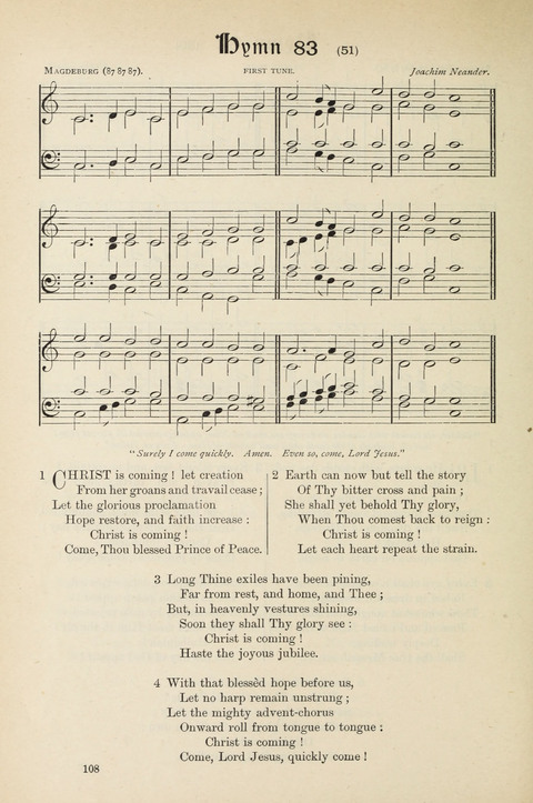 The Scottish Hymnal: (Appendix incorporated) with tunes for use in churches page 110