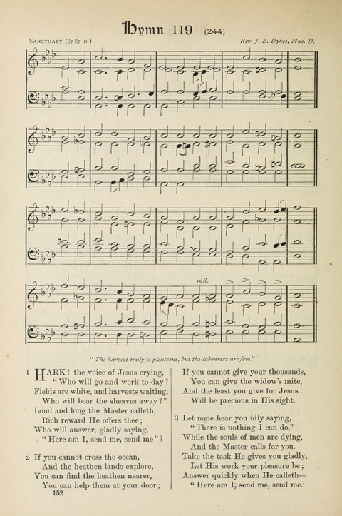 The Scottish Hymnal: (Appendix incorporated) with tunes for use in churches page 154