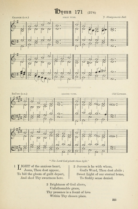 The Scottish Hymnal: (Appendix incorporated) with tunes for use in churches page 217