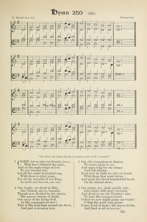 The Scottish Hymnal: (Appendix incorporated) with tunes for use in churches page 317