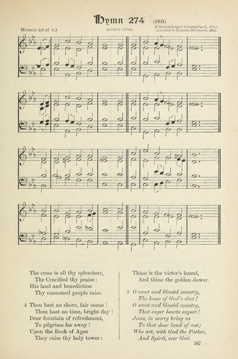 The Scottish Hymnal: (Appendix incorporated) with tunes for use in churches page 349