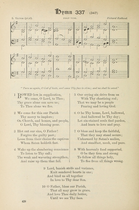 The Scottish Hymnal: (Appendix incorporated) with tunes for use in churches page 430