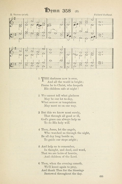 The Scottish Hymnal: (Appendix incorporated) with tunes for use in churches page 457