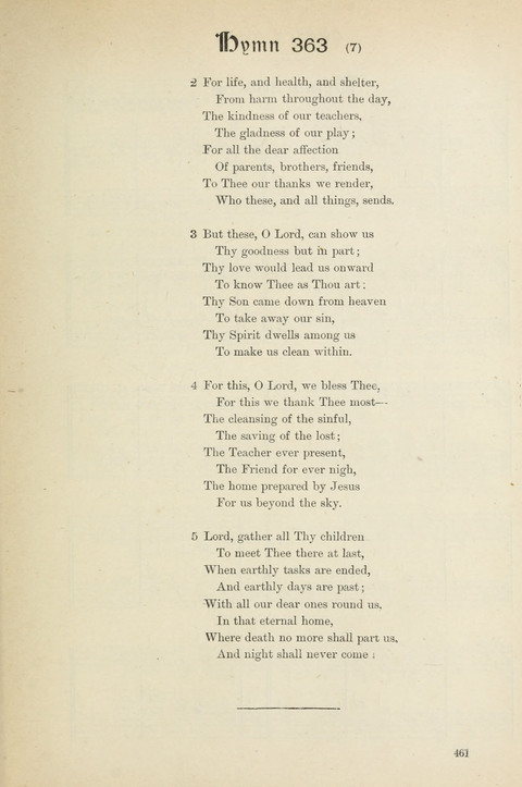 The Scottish Hymnal: (Appendix incorporated) with tunes for use in churches page 463