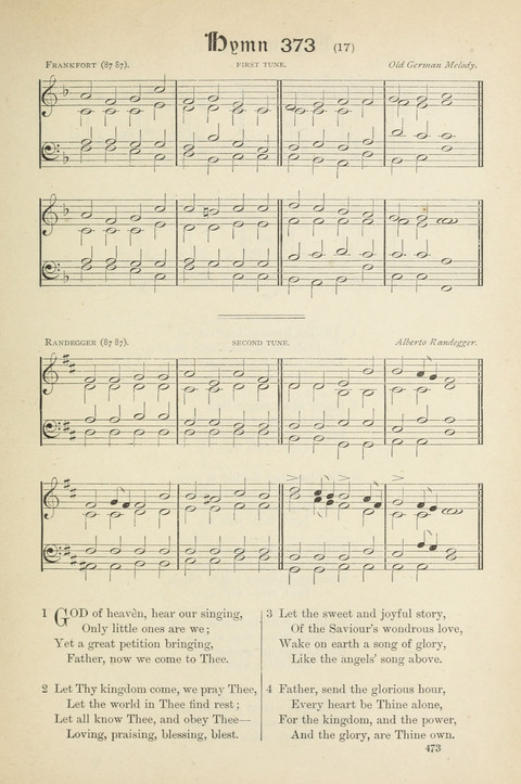 The Scottish Hymnal: (Appendix incorporated) with tunes for use in churches page 475