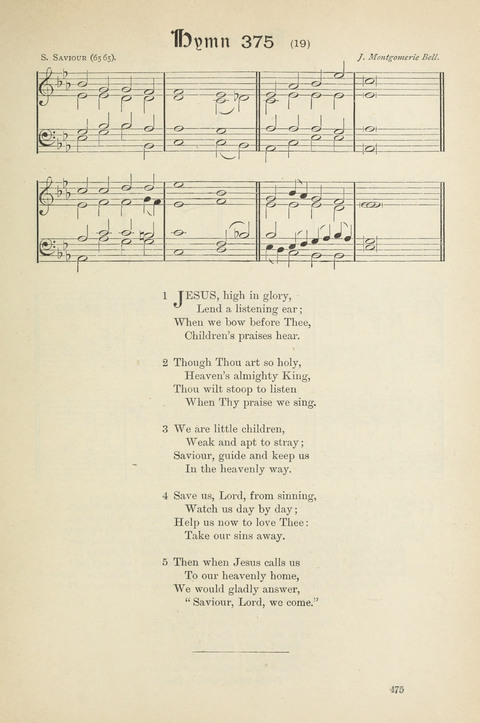 The Scottish Hymnal: (Appendix incorporated) with tunes for use in churches page 477