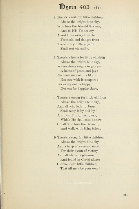 The Scottish Hymnal: (Appendix incorporated) with tunes for use in churches page 513