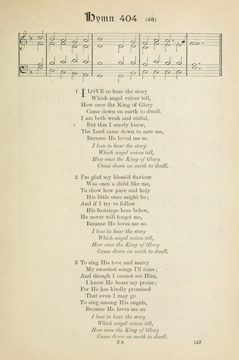 The Scottish Hymnal: (Appendix incorporated) with tunes for use in churches page 515